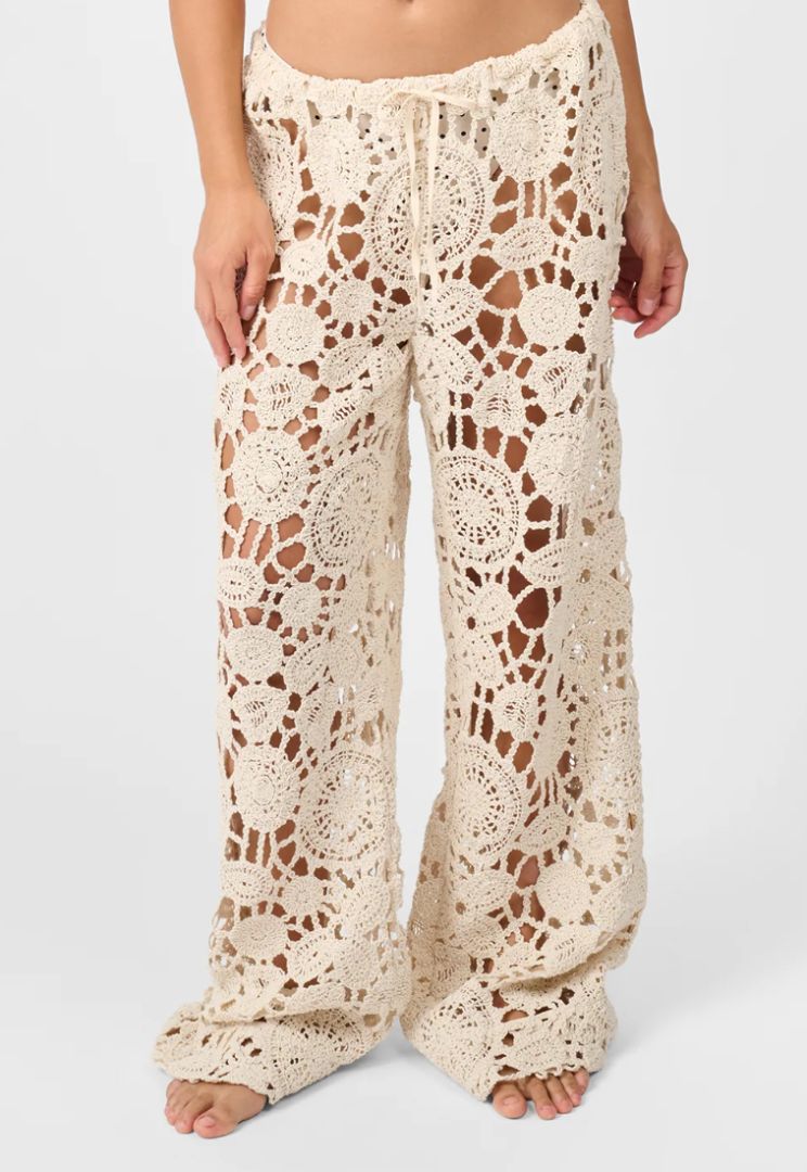 WEWOREWHAT  Pull on Crochet Pants