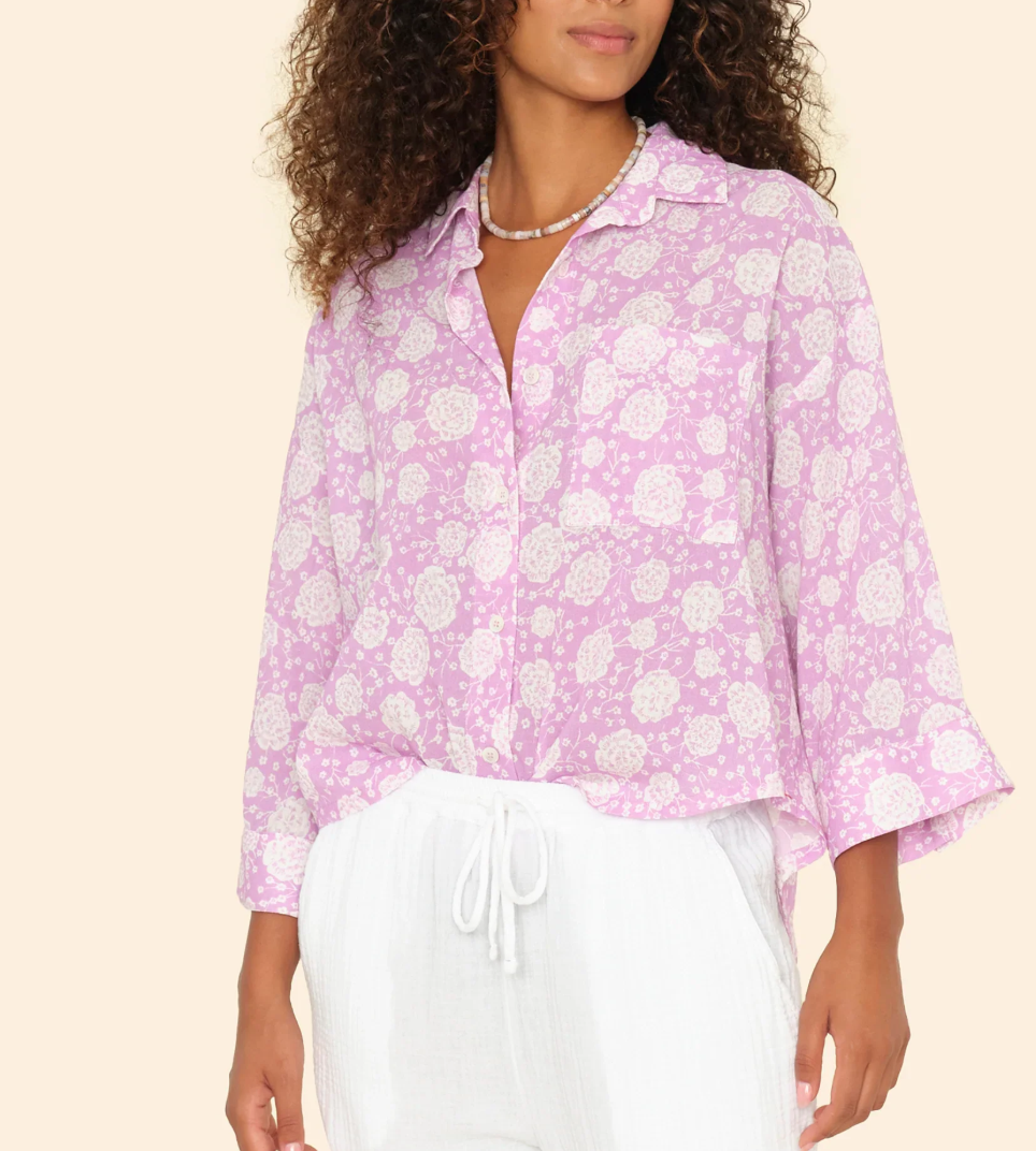 XIRENA Warren Shirt - Orchid Pink