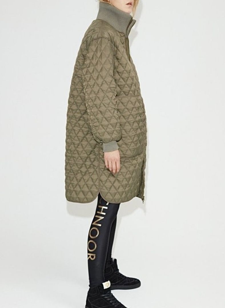 SOFIE SCHNOOR Long Quilted Coat