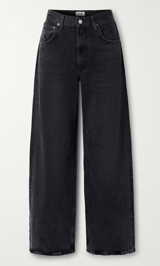 AGOLDE Low Curve mid-rise wide-leg jeans
