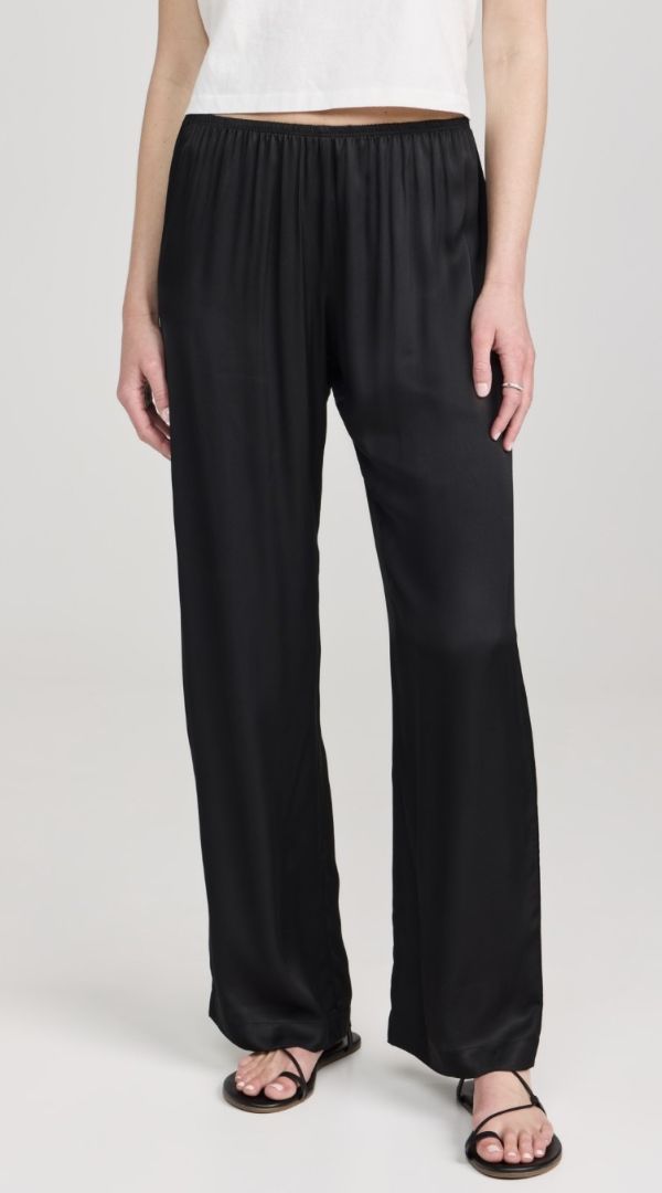 Donni Satin Pant, 100% Rayon