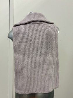 SANDRO Knit Quarter Zip Vest