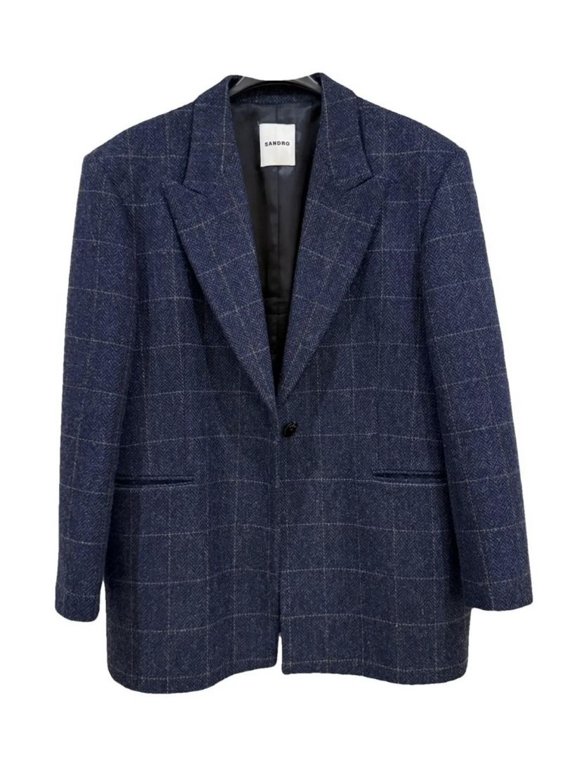 Sandro Wool Blazer Jacket