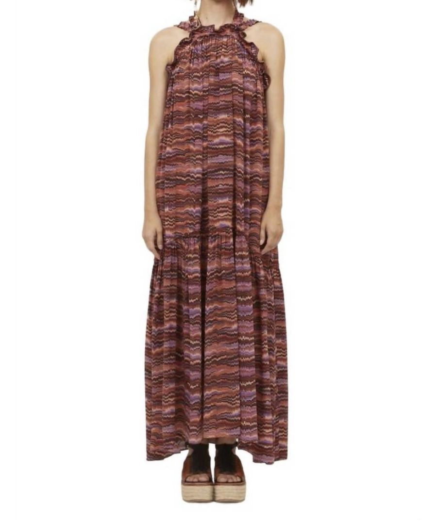 ULLA JOHNSON Multicolour Print Maxi Dress