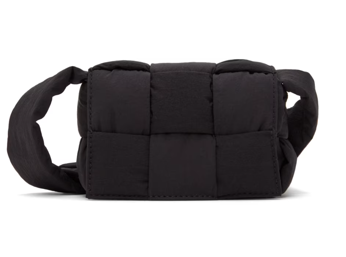 Bottega Veneta Black Mini Cassette Bag