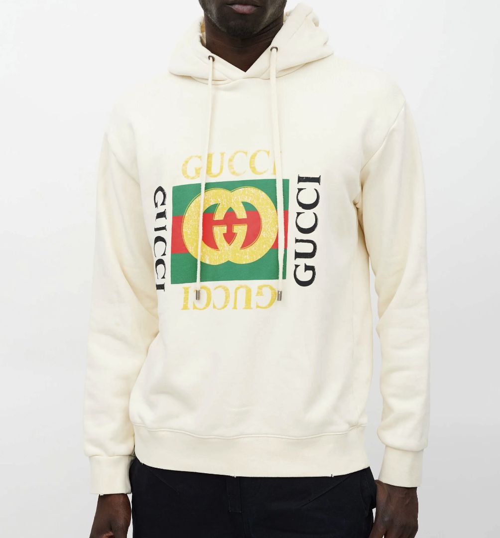 Gucci Oversized Distressed Hoodie
