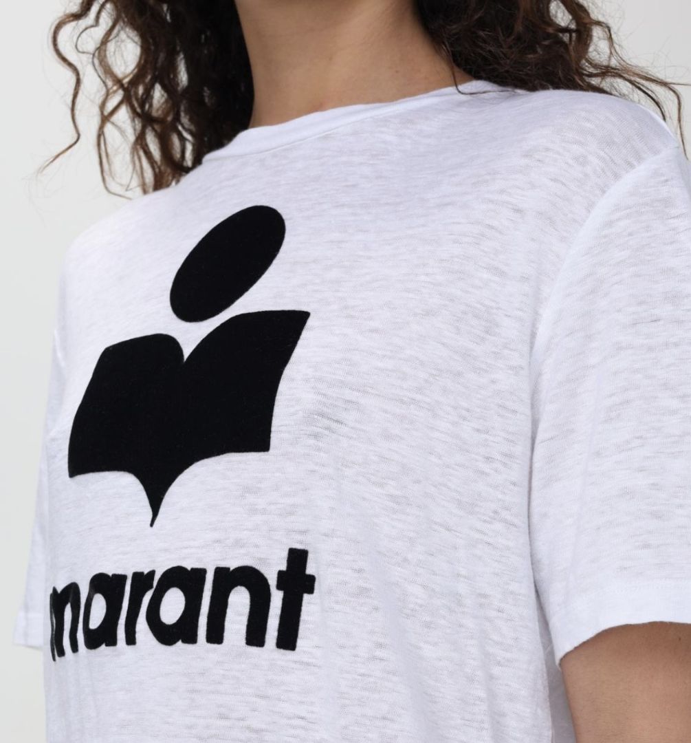 Isabel Marant Velvet Logo T Shirt