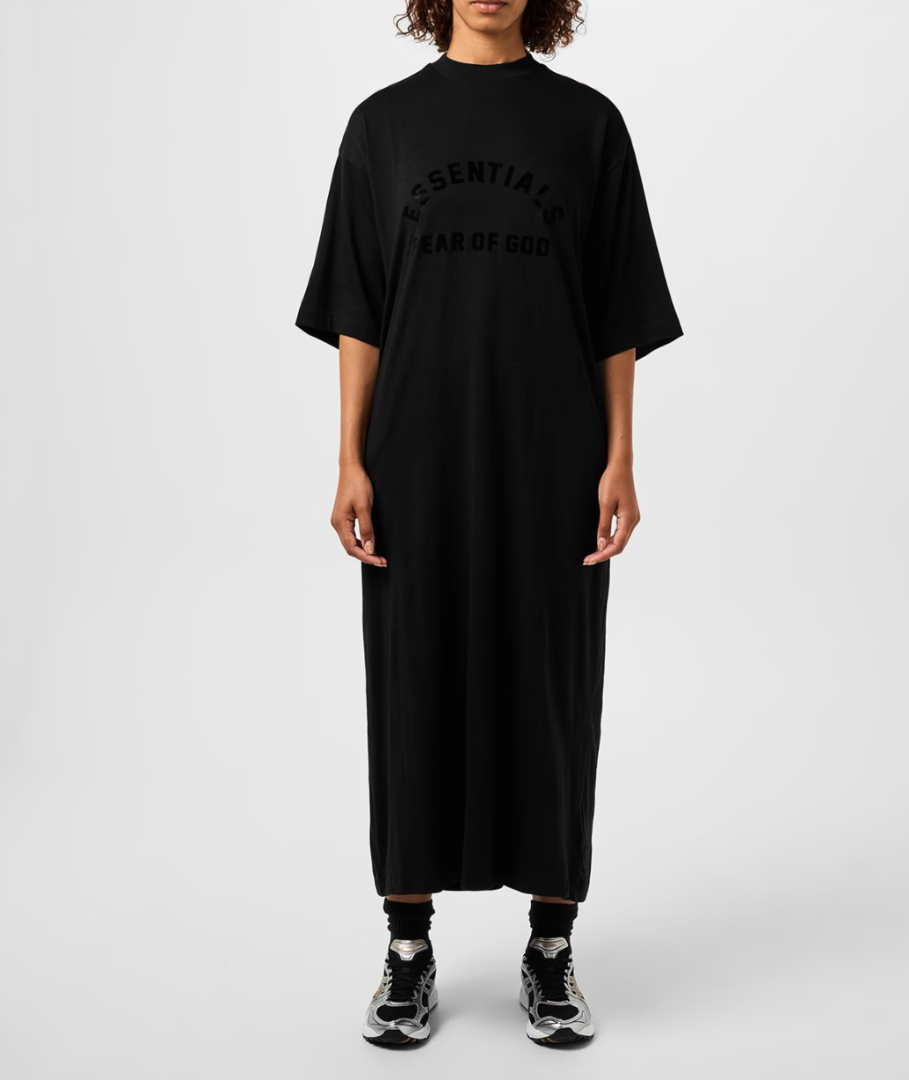 Fear of God Essentials the Logo-Appliqué Jersey Maxi Dress