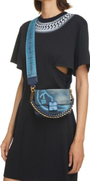 Givenchy x Chitto Graffiti Effect Canvas 4G Small Shoulder Bag