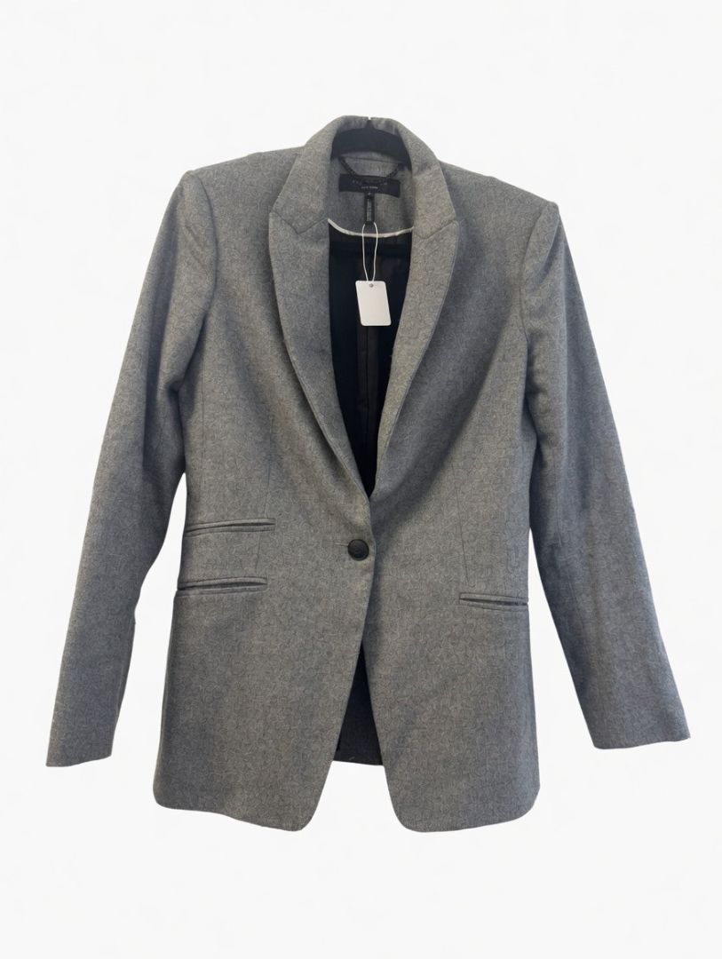 RAG & BONE grey wool blazer