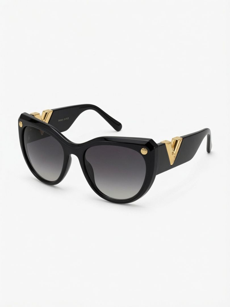 LOUIS VUITTON BLACK SUNGLASSES STYLE # Z1254W 93L