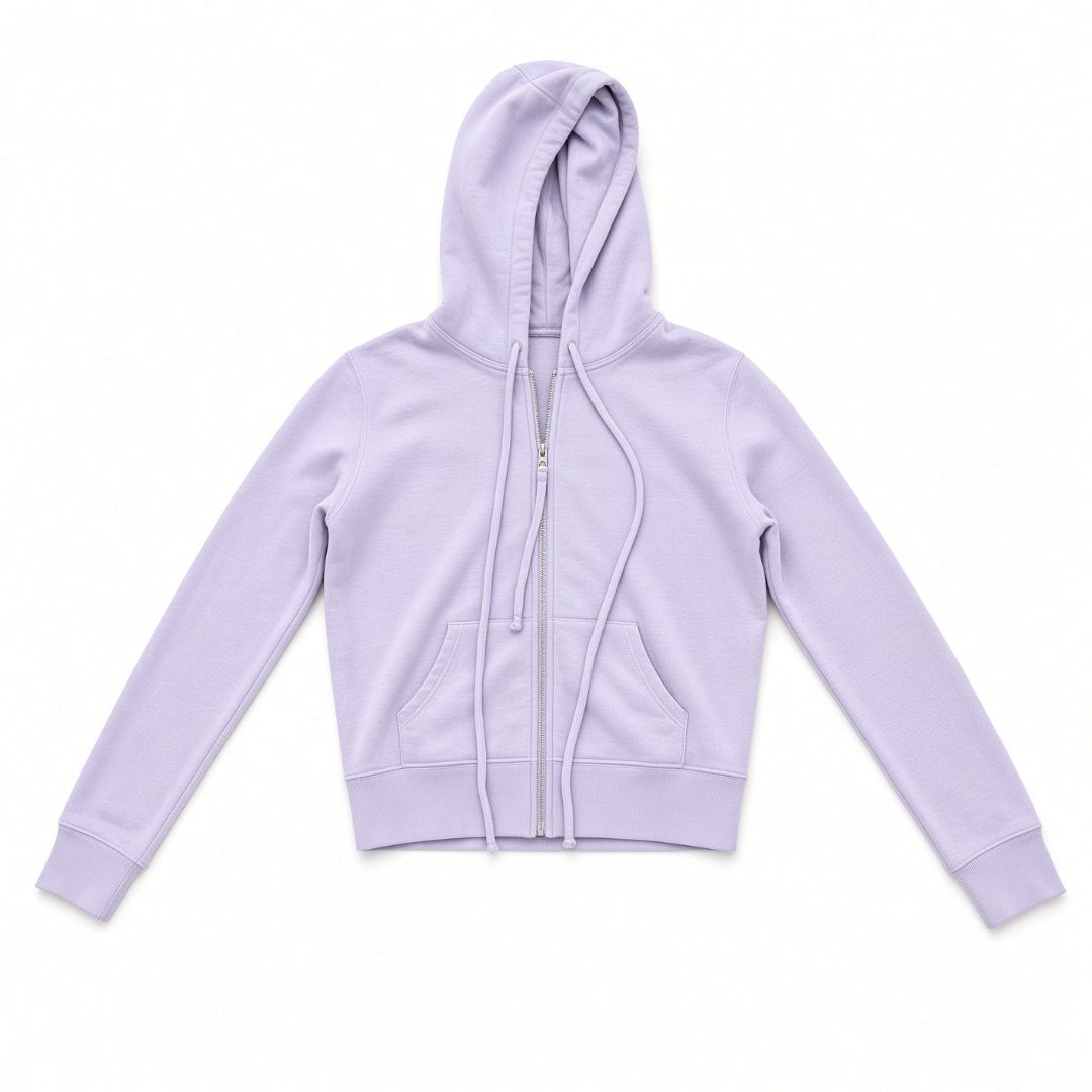 NILI LOTAN lilan purple zip hoodie sweater
