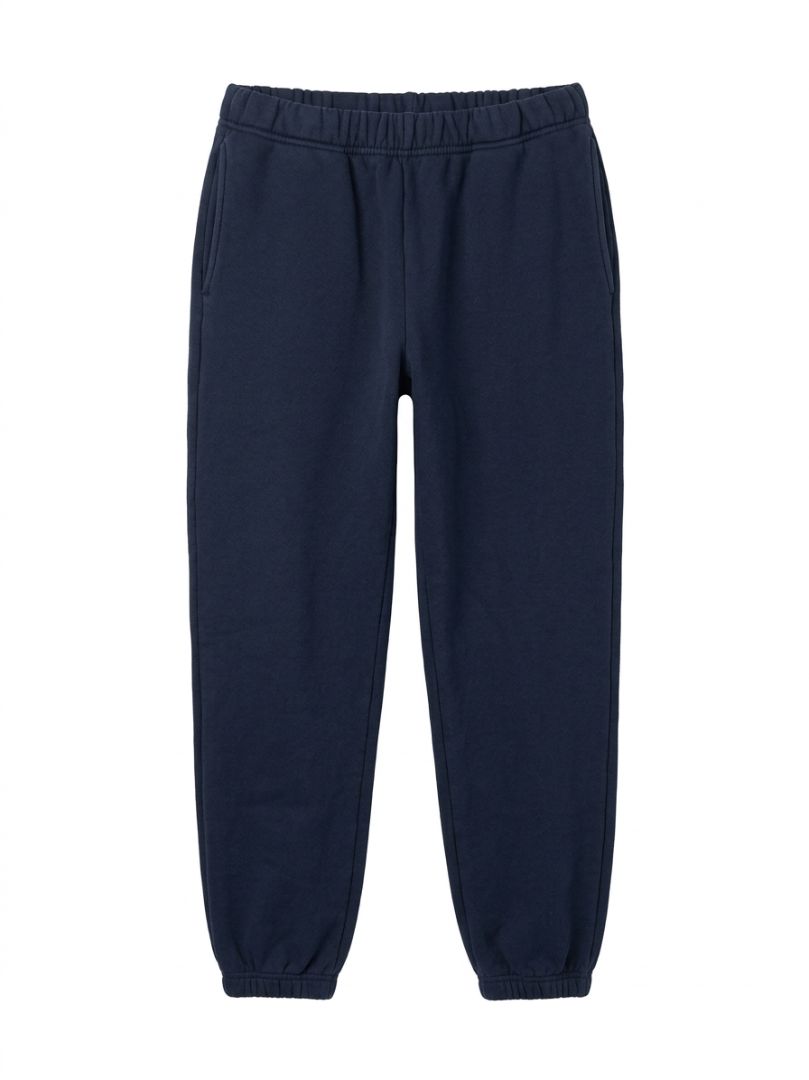 LES TIEN navy cropped sweatpants (men's)