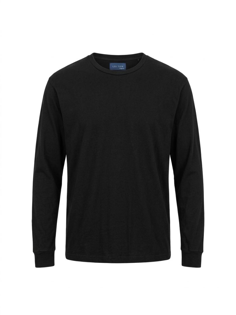 LES TIEN black long sleeve shirt (men's)
