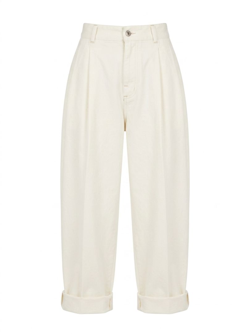 JACQUEMUS LA CASA white very baggy jean