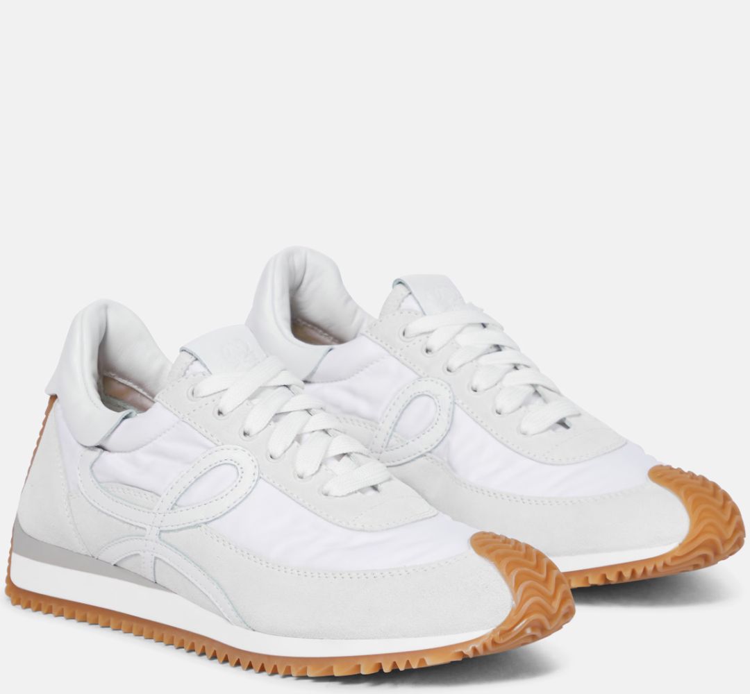 Loewe Flow Runner suede sneakers