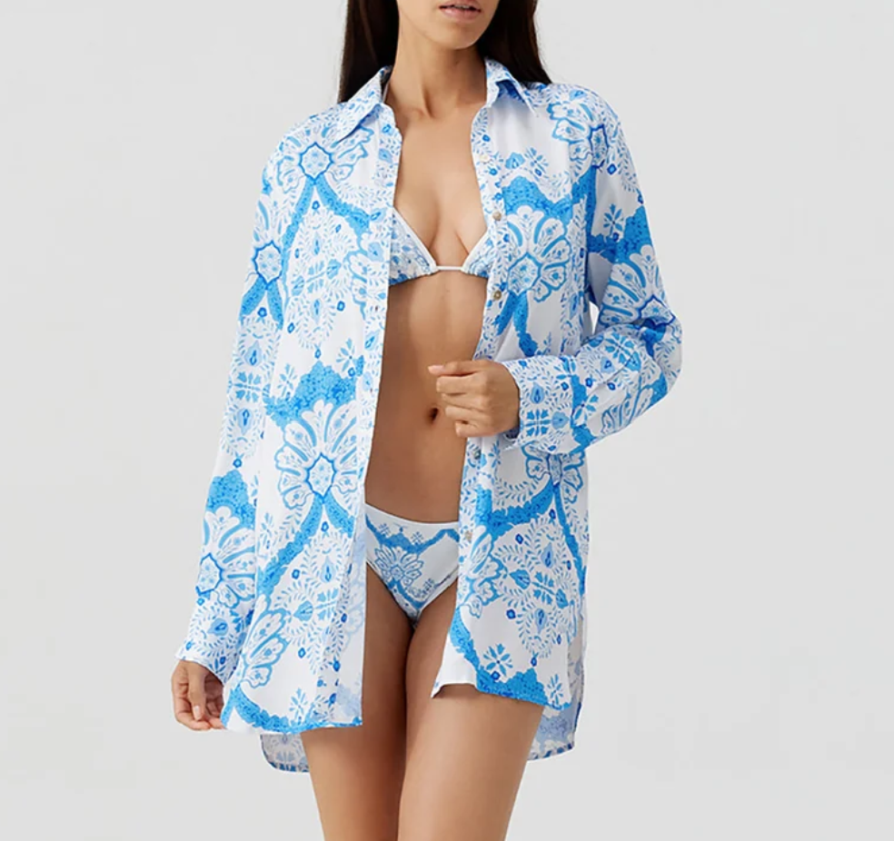 Melissa Odabash Paige Florian Shirt