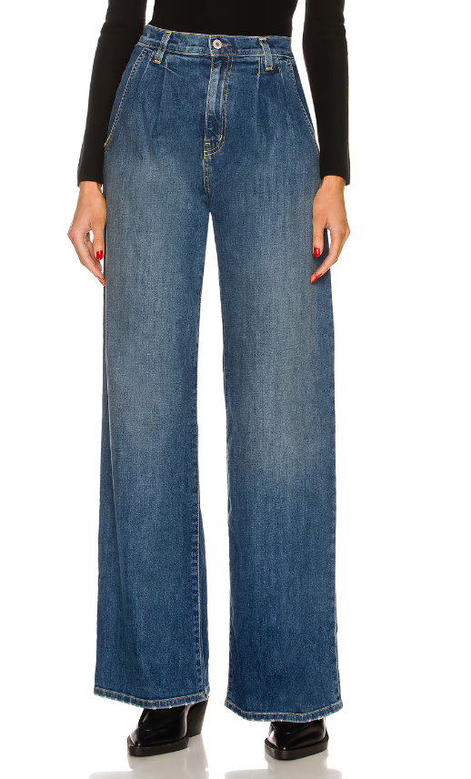 NILI LOTAN Flora Wide Leg Jeans