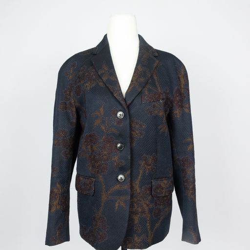 Dries Van Noten Floral Print Blazer