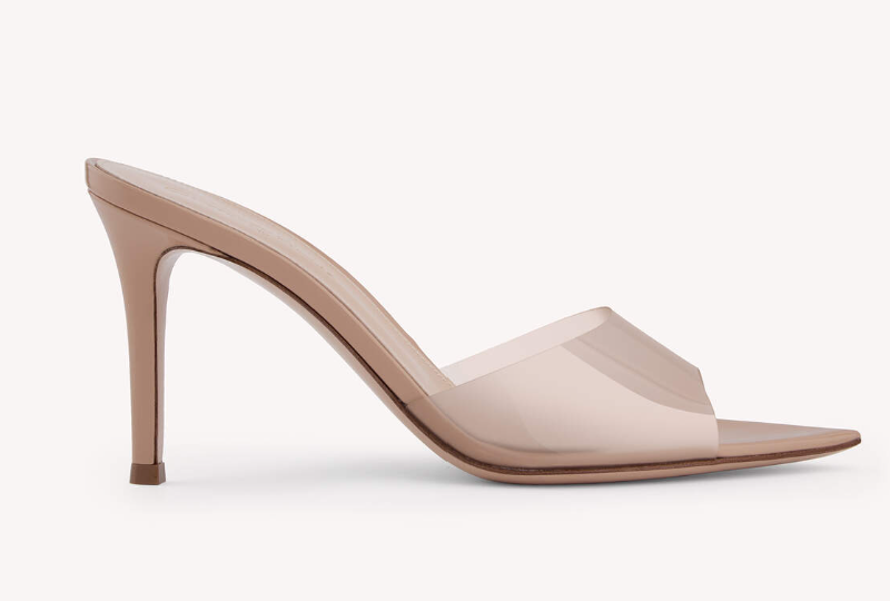 Nude Gianvito Rossi Mules ELLE 85, 39.5