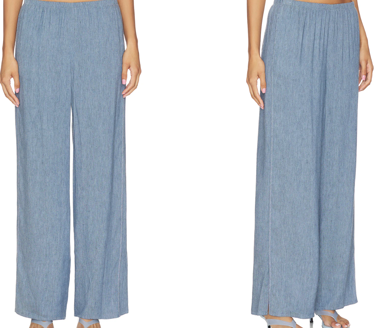 Theory Denim Slit Pants