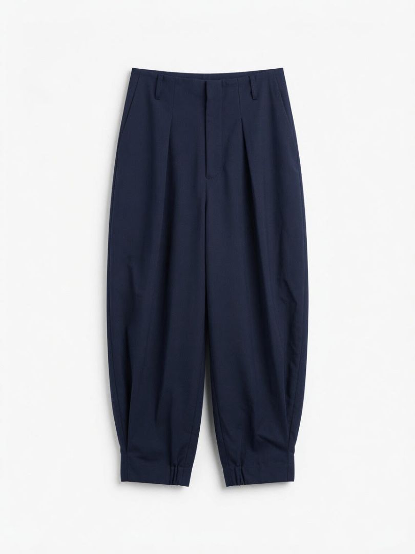RONNY KOBO navy balloon pants, M
