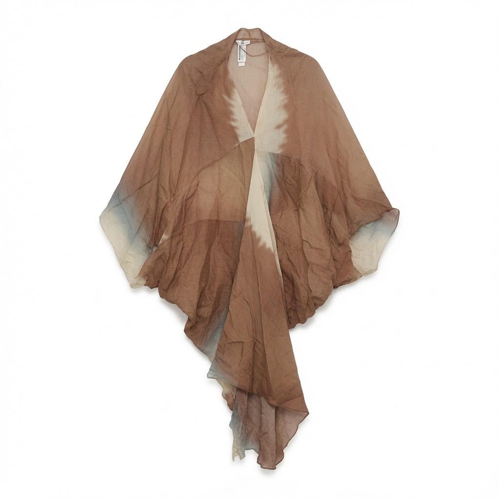 Zara Ombre Sheer Brown Beige Kimono
