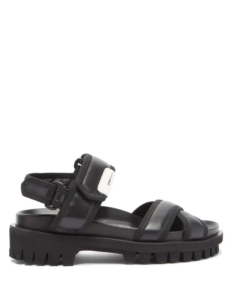 Ganni Black Hiking Sandal