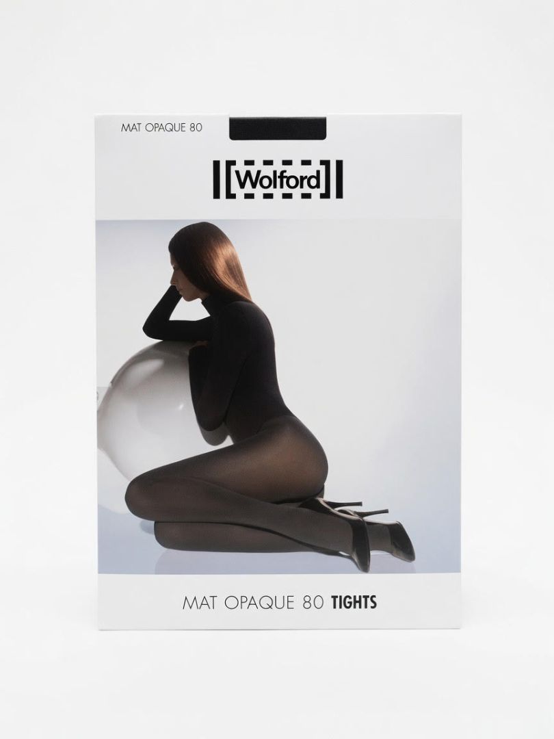 WOLFORD mat opaque 80 tights in mocca