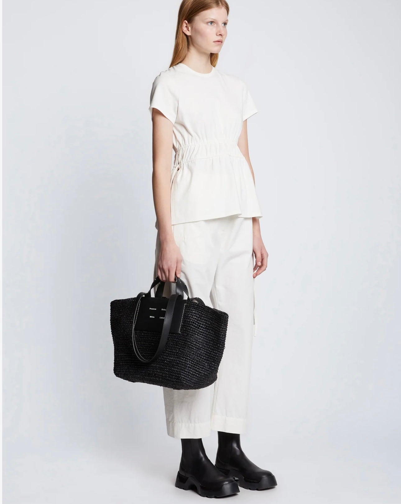 Proenza Schouler - 
Large Morris Tote in Raffia