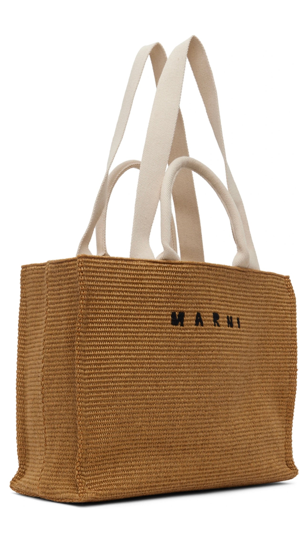 MARNI- Brown East West Tote Bag