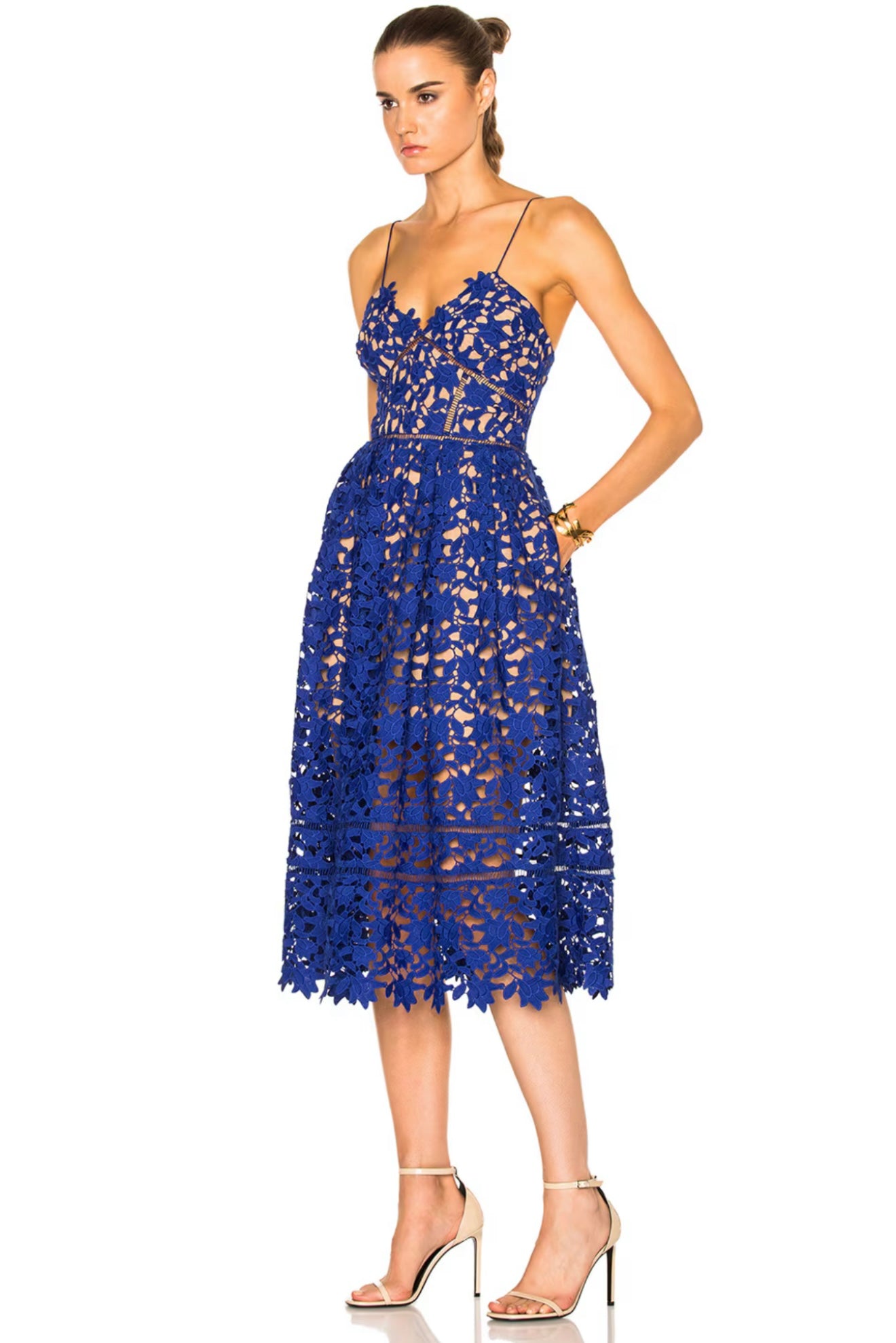 Self-Por­trait
self portrait Azaelea Dress in Cobalt