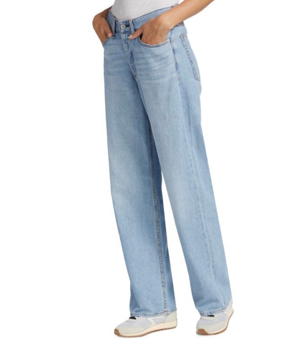 rag & bone
Logan Wide Leg Jeans in Light Tone Linen