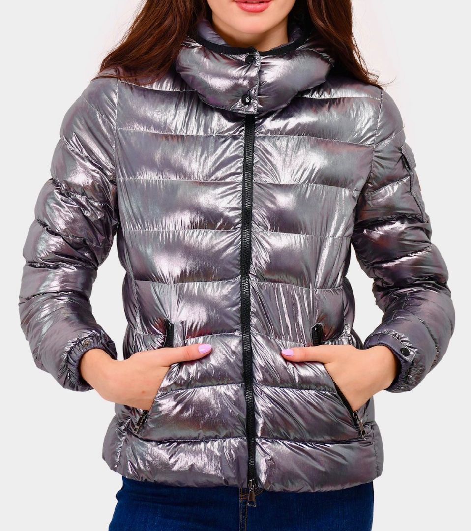 Moncler Metallic Puffer Jacket