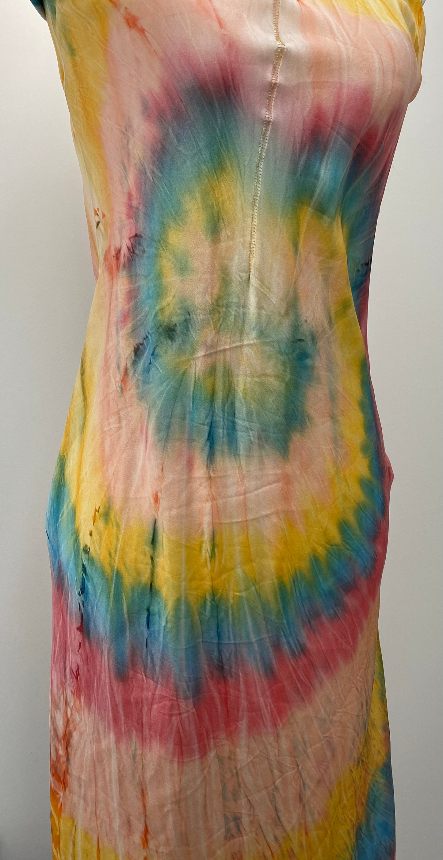 AQC Clothing Silk Tie Dye Dress