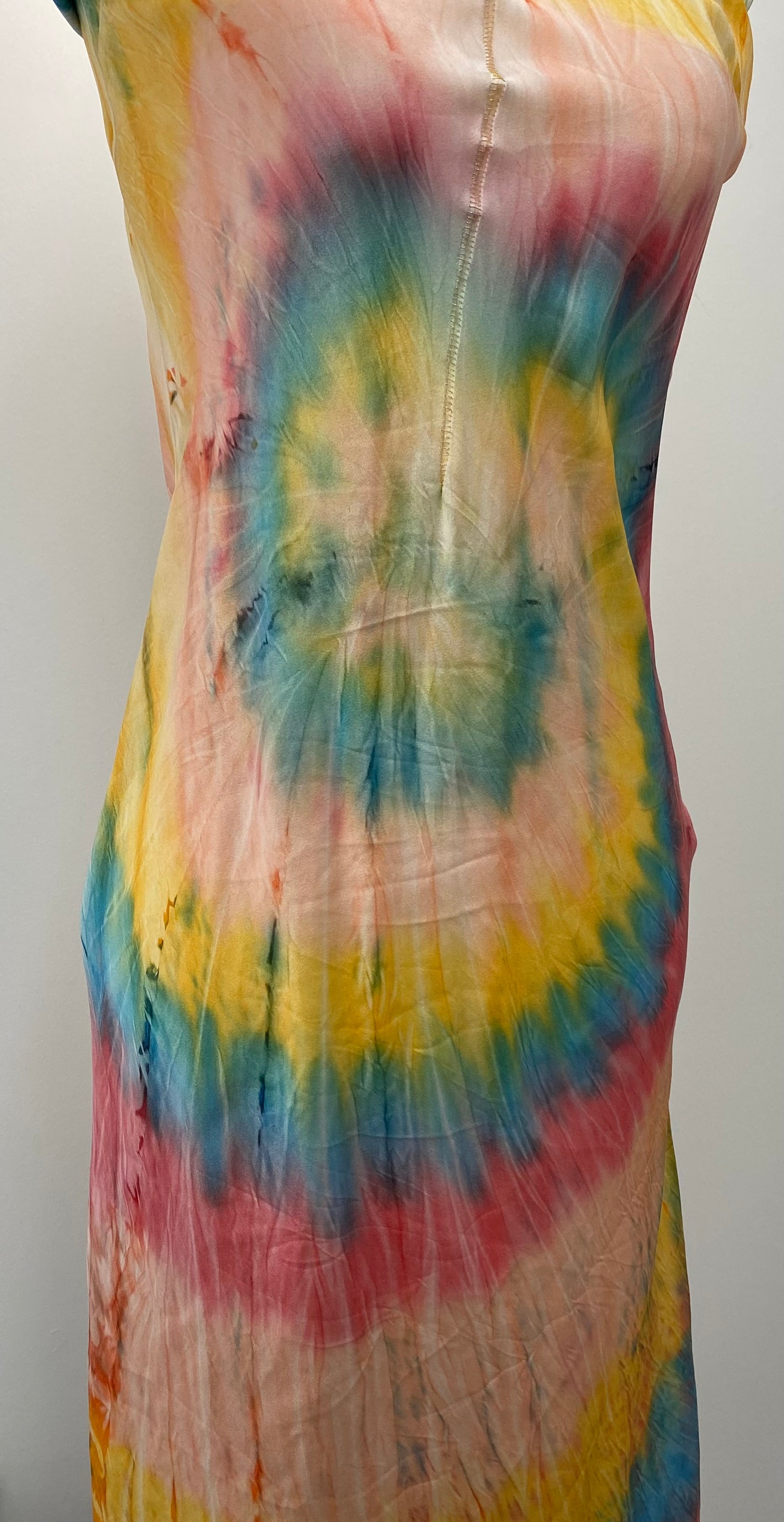 AQC Clothing Silk Tie Dye Dress