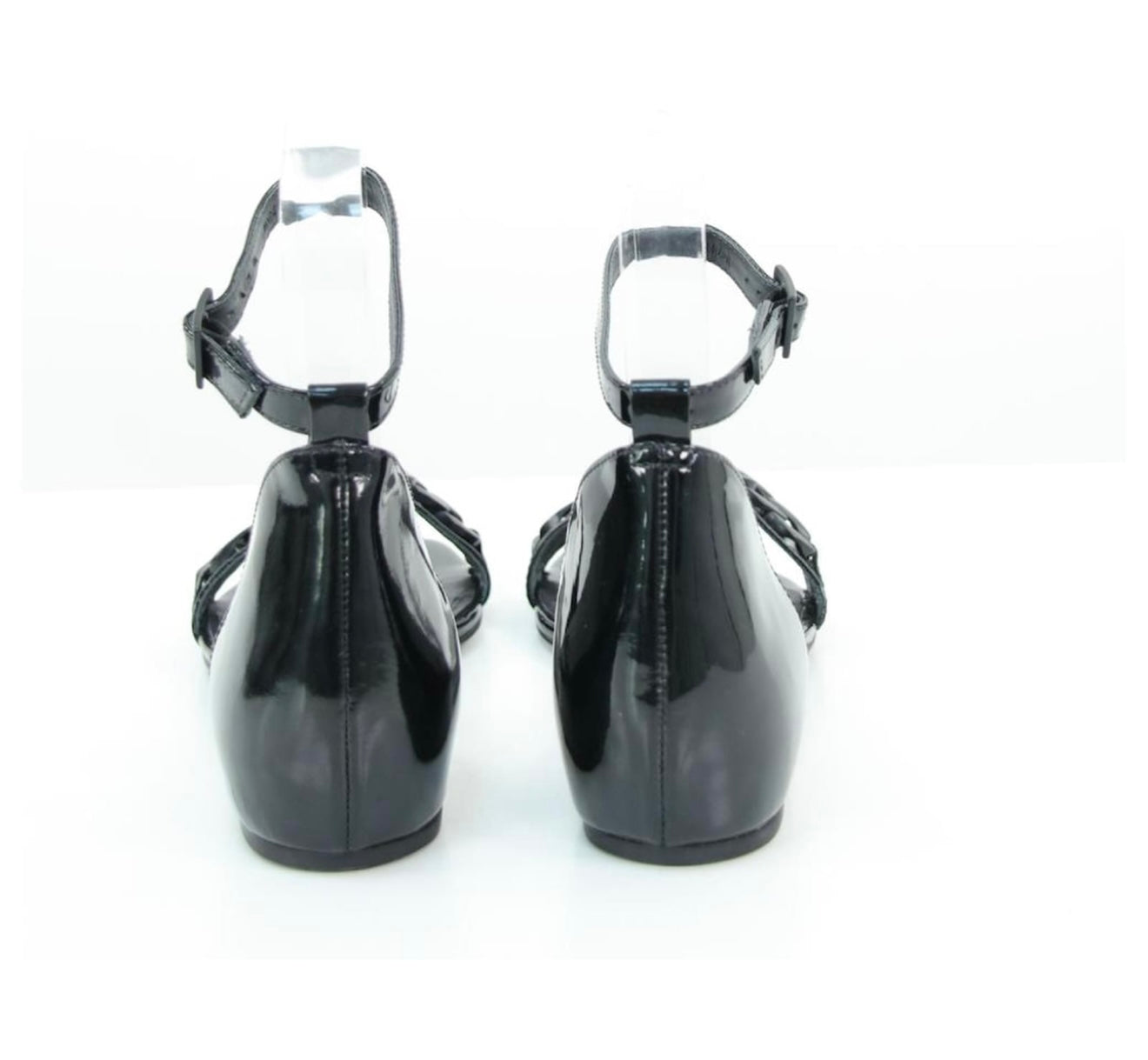 Sandro - Chain Link Patent Leather Sandals