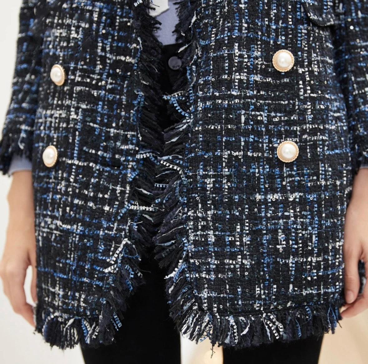 Zara Tweed Blazer Jacket
