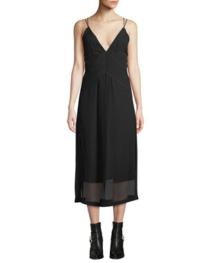 Rag & Bone Anais Dress with Sheer Panel