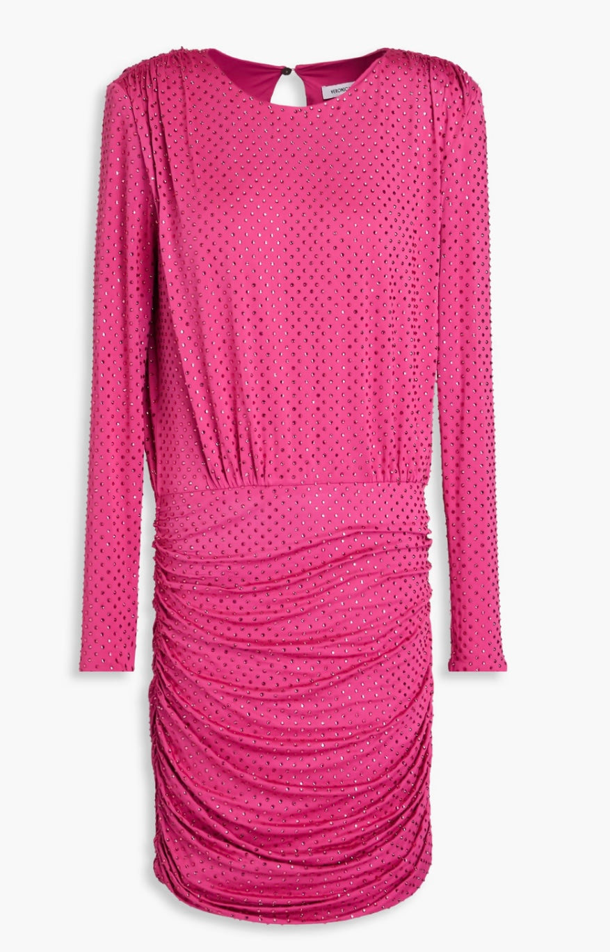 VERONICA BEARD Jessel Dress in fuchsia