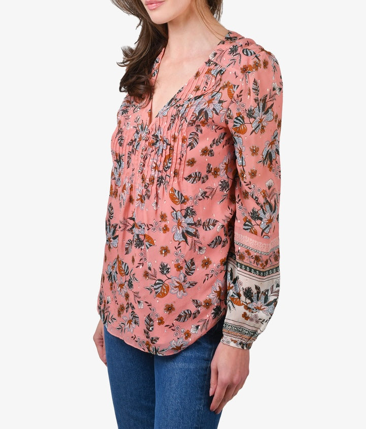 Veronica Beard Floral Blouse