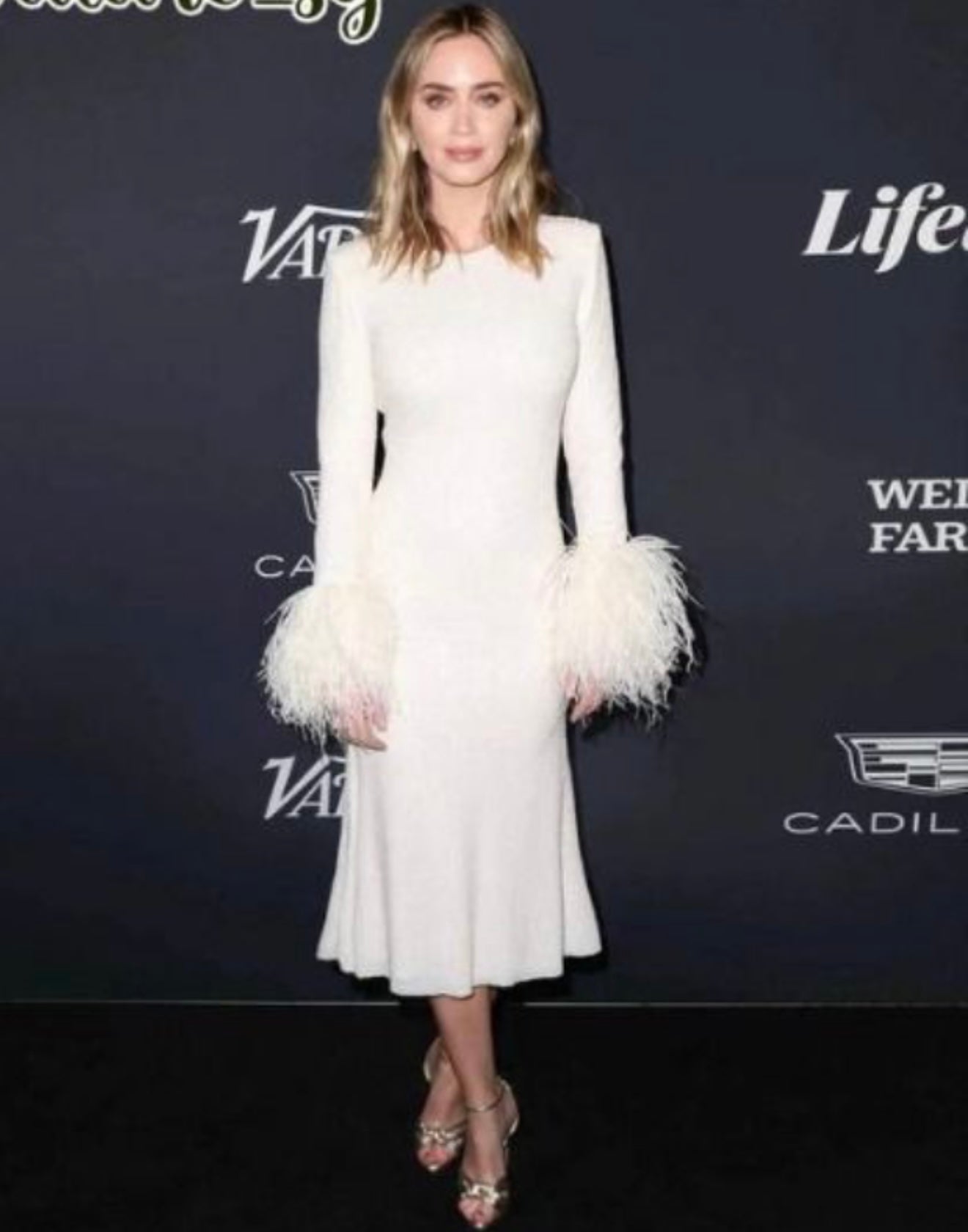Self-Portrait - Sequin Feather Dress
