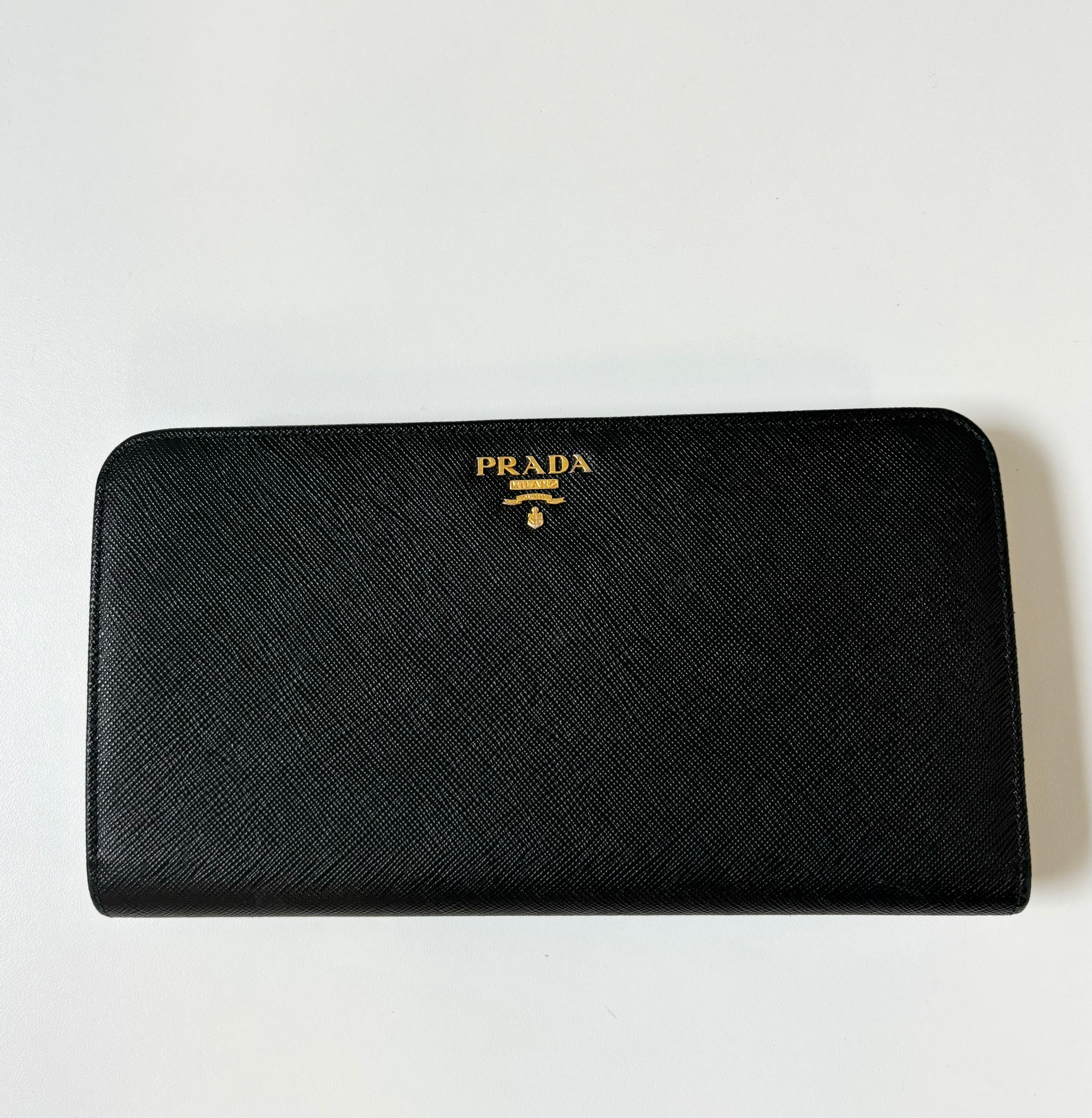 Prada Saffoano Leather Wallet