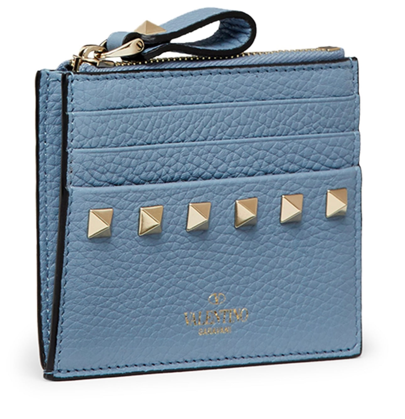 VALENTINO GARAVANI
Valentino Garavani Leather Rockstud Zipped Card Holder