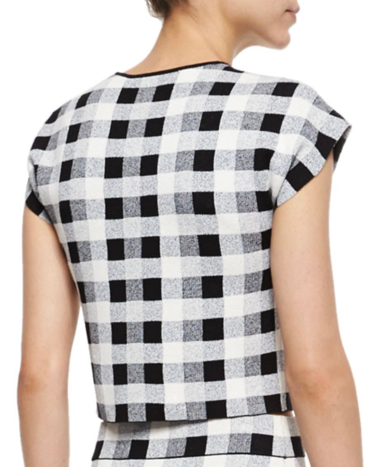 Theory
Seblyn Magnified Plaid Crop Top & Skirt