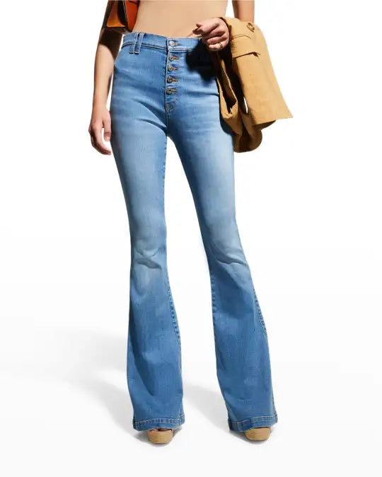 VERONICA BEARD high rise flare jeans