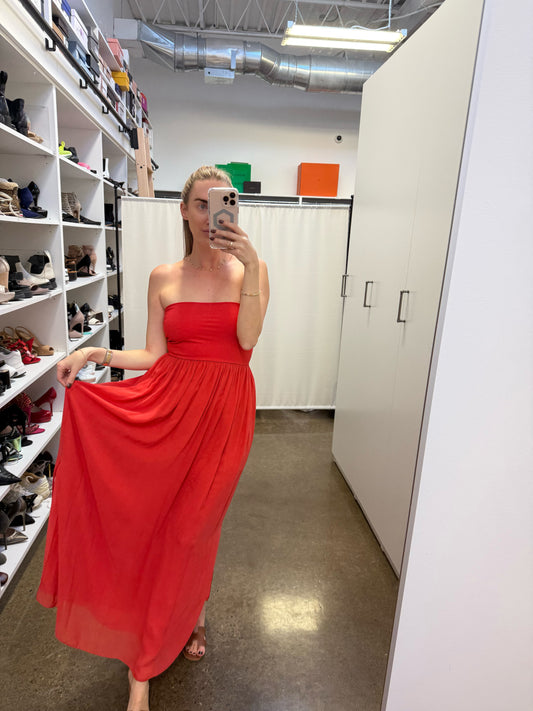 Shan - Coral Maxi Dress