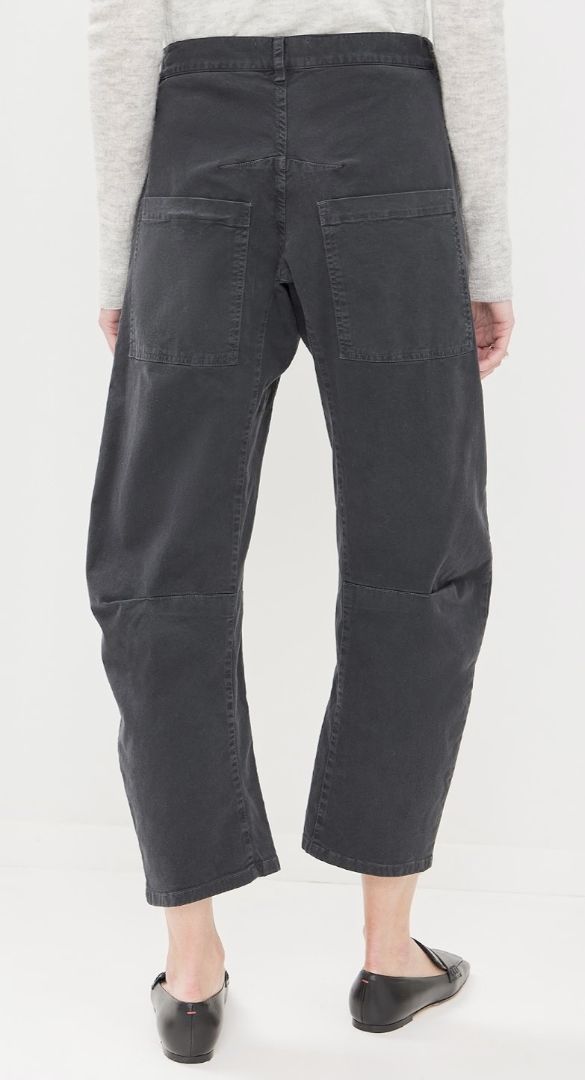 Nili Lotan Faded Black Shon Pant
