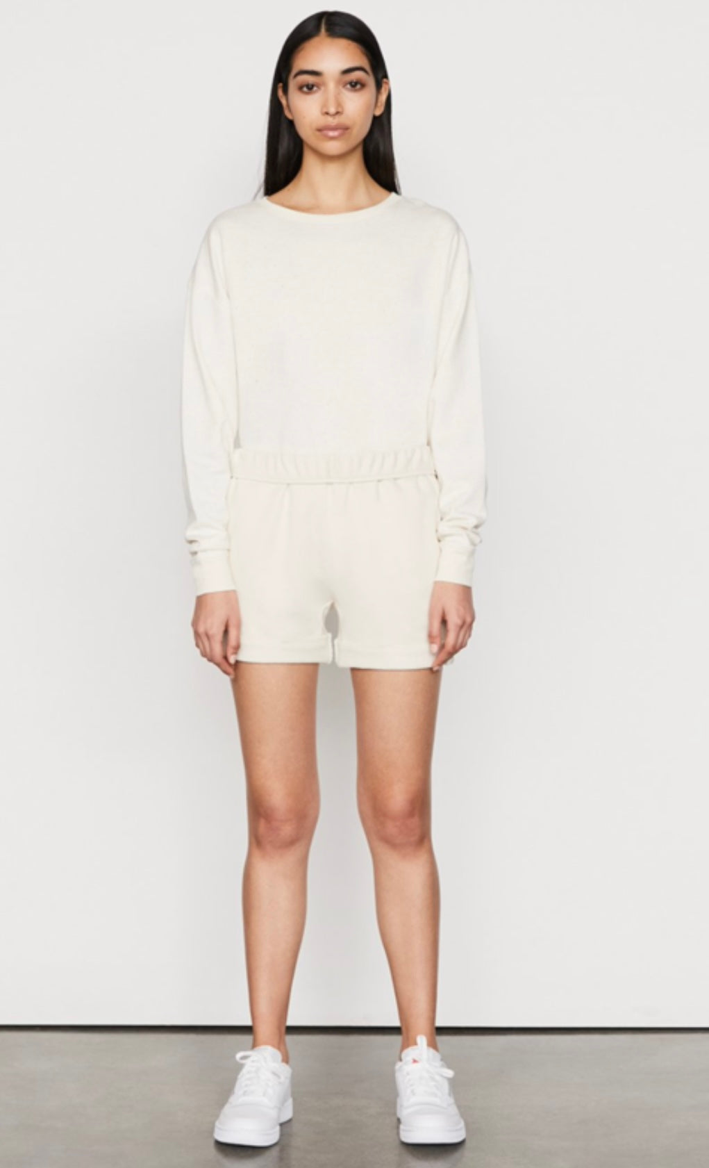 FRAME - WOMAN ROLLED UP SWEAT SHORTS