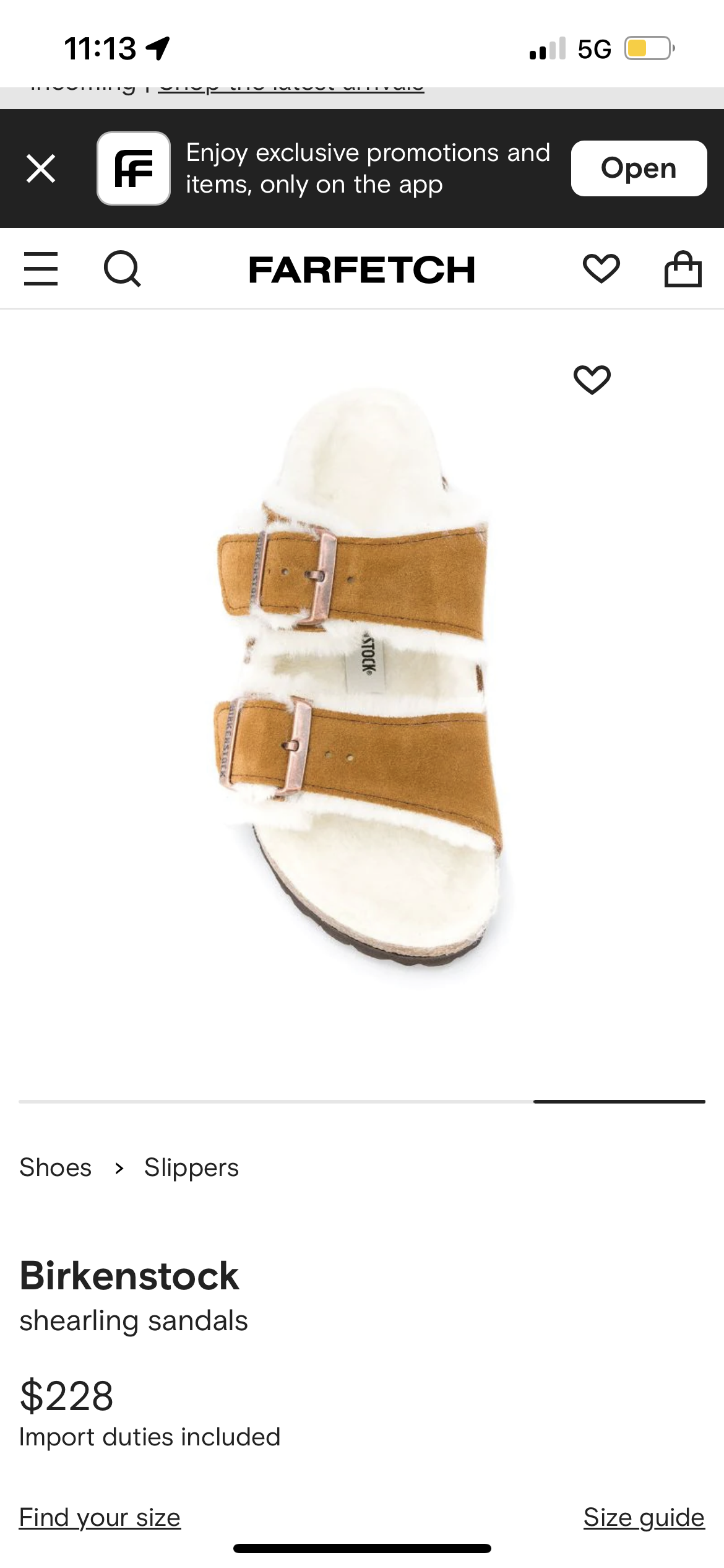 BIRKENSTOCK tan shearling clogs